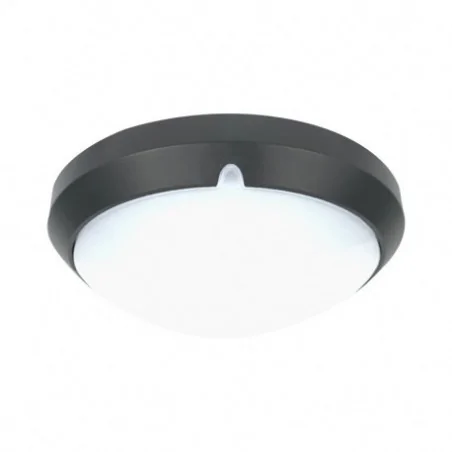 LED Hublot Ø300 18W 1450LM 4000°K IP65 Gris Anthracite Mat
