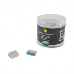 Connecteur rapides 5 fils rigides - boite 50pcs