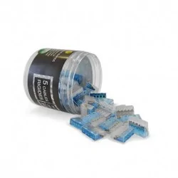 Connecteur rapides 5 fils rigides - boite 50pcs