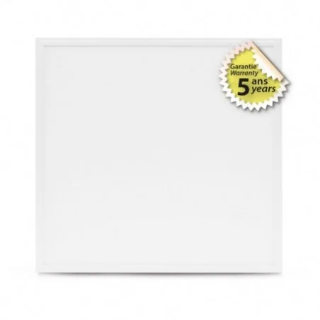 PLAFONNIER LED BLANC PMMA 595X595 28W 4000K GARANTIE 5 ANS