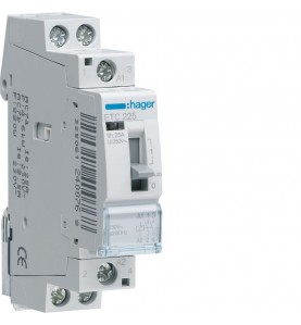 Hager - ETC225 - Contacteur Jour-Nuit 25A, 2F, 230V