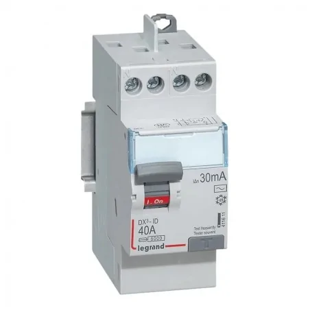 Legrand 411611- Interrupteur différentiel vis/vis 40A 230VAC 2 modules