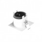 ECLAT CCT II COLLERETTE BASSE LUM CARRE/ROND BLC + INTER NOIR