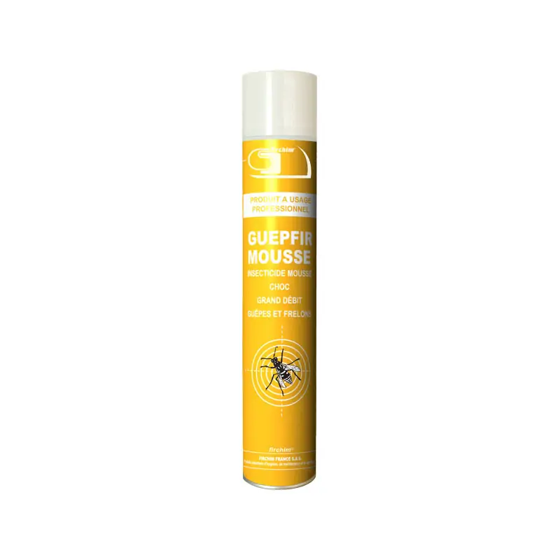 FIRCHIM - GUEPFIR MOUSSE - Insecticide «volants» foudroyant à grand débit.