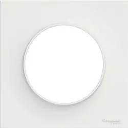 Schneider Electric - S520702 - Odace Styl - plaque Blanc 1 poste