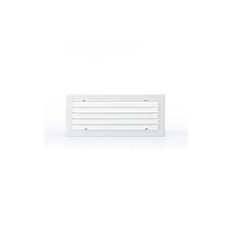 Grille linéaire alu blanche + Plénum1000X150B