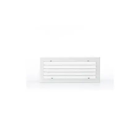 Grille linéaire alu blanche + Plénum1000X150B