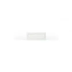 Grille double déflexion alu blanche 300X150B