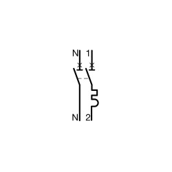 Hager - MFS710 - Disjoncteur 1P+N 3kA C10A SanVis 1M