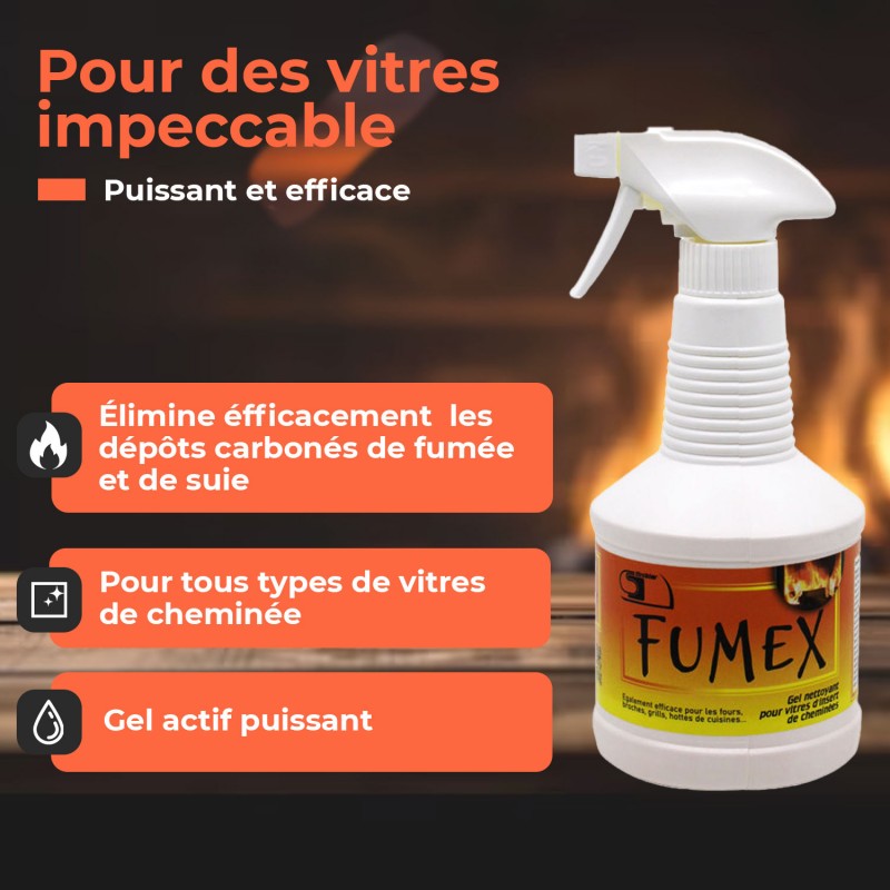 FIRCHIM - Fumex - Nettoyant puissant pour grills, cheminée, barbecue FIRCHIM - Fumex - Nettoyant puissant pour grills, cheminée, barbecue