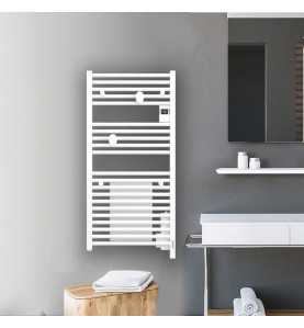 Atlantic | Radiateur sèche-serviettes connecté Doris digital 1750W - Avec soufflerie - WI-FI - Blanc brillant