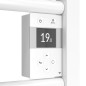 Atlantic | Radiateur sèche-serviettes connecté Doris digital 1750W - Avec soufflerie - WI-FI - Blanc brillant Atlantic | Radiateur sèche-serviettes connecté Doris digital 1750W - Avec soufflerie - WI-FI - Blanc brillant