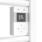 Atlantic | Radiateur sèche-serviettes connecté Doris digital étroit 300W - Sans soufflerie - WI-FI - Blanc Atlantic | Radiateur sèche-serviettes connecté Doris digital étroit 300W - Sans soufflerie - WI-FI - Blanc