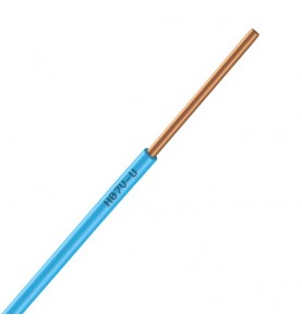 Nexans - 01225057 - Bobine de fil électrique 2,5mm Bleu Long 100m [ H07V-U PASSEO 1 ]