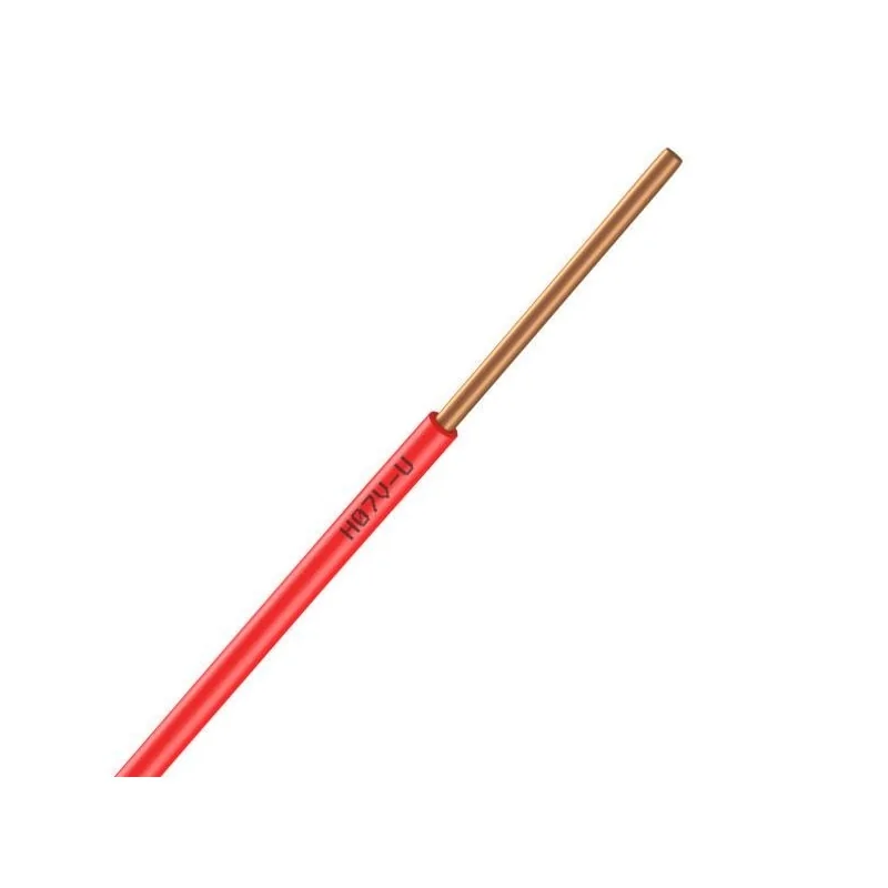 Nexans - 01225011 - Bobine de fil électrique 1,5mm Rouge Long 100m [ H07V-U PASSEO 1 ]