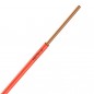 Nexans - 01225013 -Bobine de fil électrique 1,5mm Orang. Long 100m [ H07V-U PASSEO 1 ]