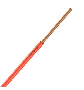 Nexans - 01225013 -Bobine de fil électrique 1,5mm Orang. Long 100m [ H07V-U PASSEO 1 ]