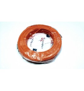 Nexans - 01225013 -Bobine de fil électrique 1,5mm Orang. Long 100m [ H07V-U PASSEO 1 ]