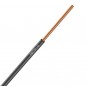 Nexans - 01225015 - Bobine de fil électrique 1,5mm Noir Long 100m [ H07V-U PASSEO 1 ]