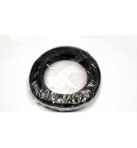 Nexans - 01225015 - Bobine de fil électrique 1,5mm Noir Long 100m [ H07V-U PASSEO 1 ]