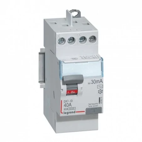 Legrand 411611- Interrupteur différentiel vis/vis 40A 230VAC 2 modules
